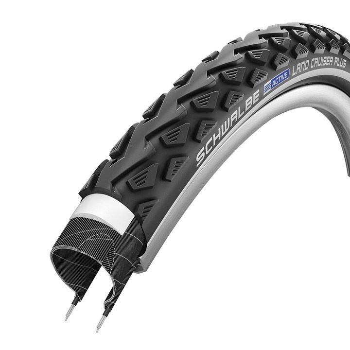 Pneu vélo Schwalbe Land Cruiser Plus 26x2.00 / 50-559 - noir - Le
